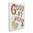thumbnail image 1 of Stupell Industries Good At Naps Phrase Jungle Sloth Sleeping Canvas Wall Art by Ziwei Li, 1 of 6