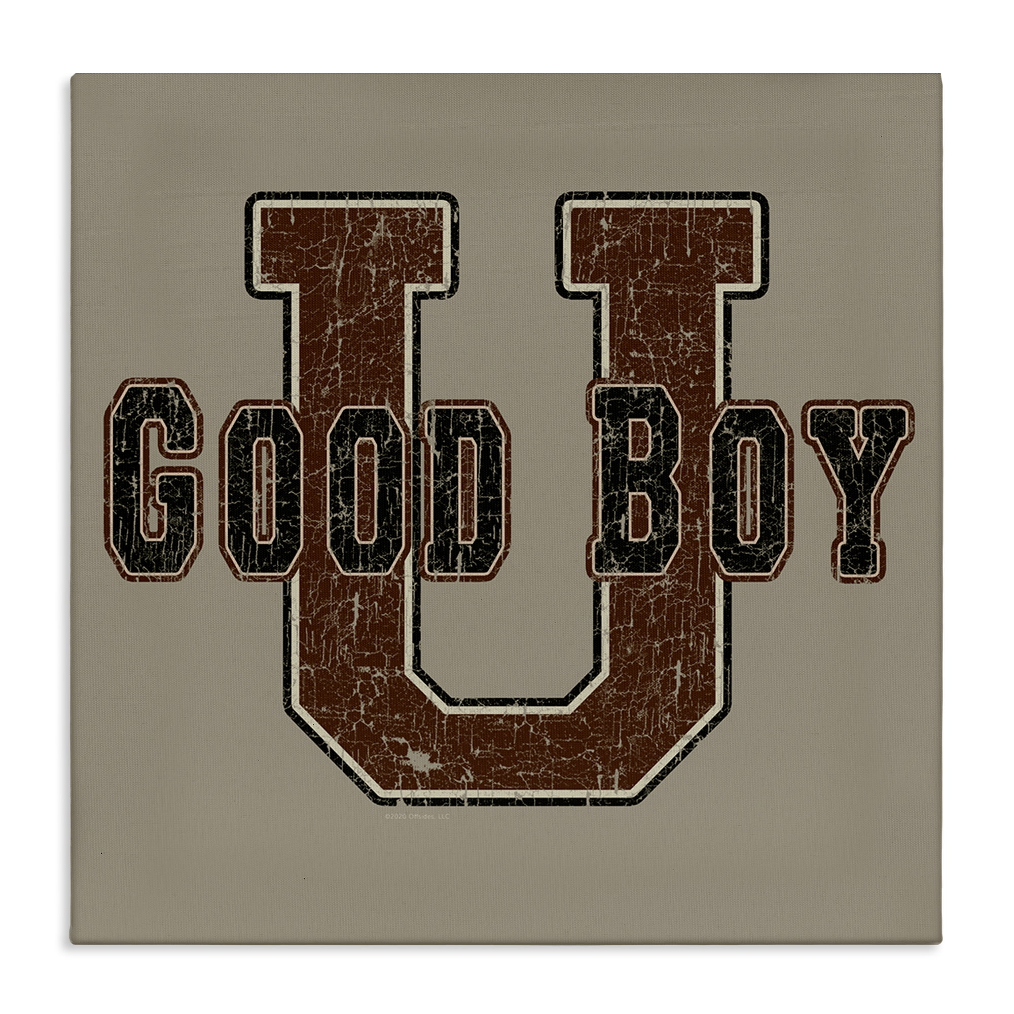 Stupell Industries Good Boy U Vintage Novelty & Humor Painting Wrapped Canvas Art Print Wall Art, 24 x 24