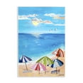 Stupell Industries Good Day Sunshine Coastal Painting Unframed Art Print Wall Art, 10 x 15