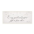 thumbnail image 1 of Stupell Industries Good Perfect Gift From Above Sentiment Shooting Stars, 7 x 17, Designed by Daphne Polselli, 1 of 1