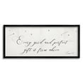 thumbnail image 1 of Stupell Industries Good Perfect Gift From Above Sentiment Shooting Stars Graphic Art Black Framed Art Print Wall Art, 13x30, by Daphne Polselli, 1 of 5