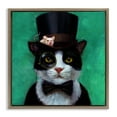 Stupell Industries Good Sir Top Hat Cat Animals & Insects Painting
