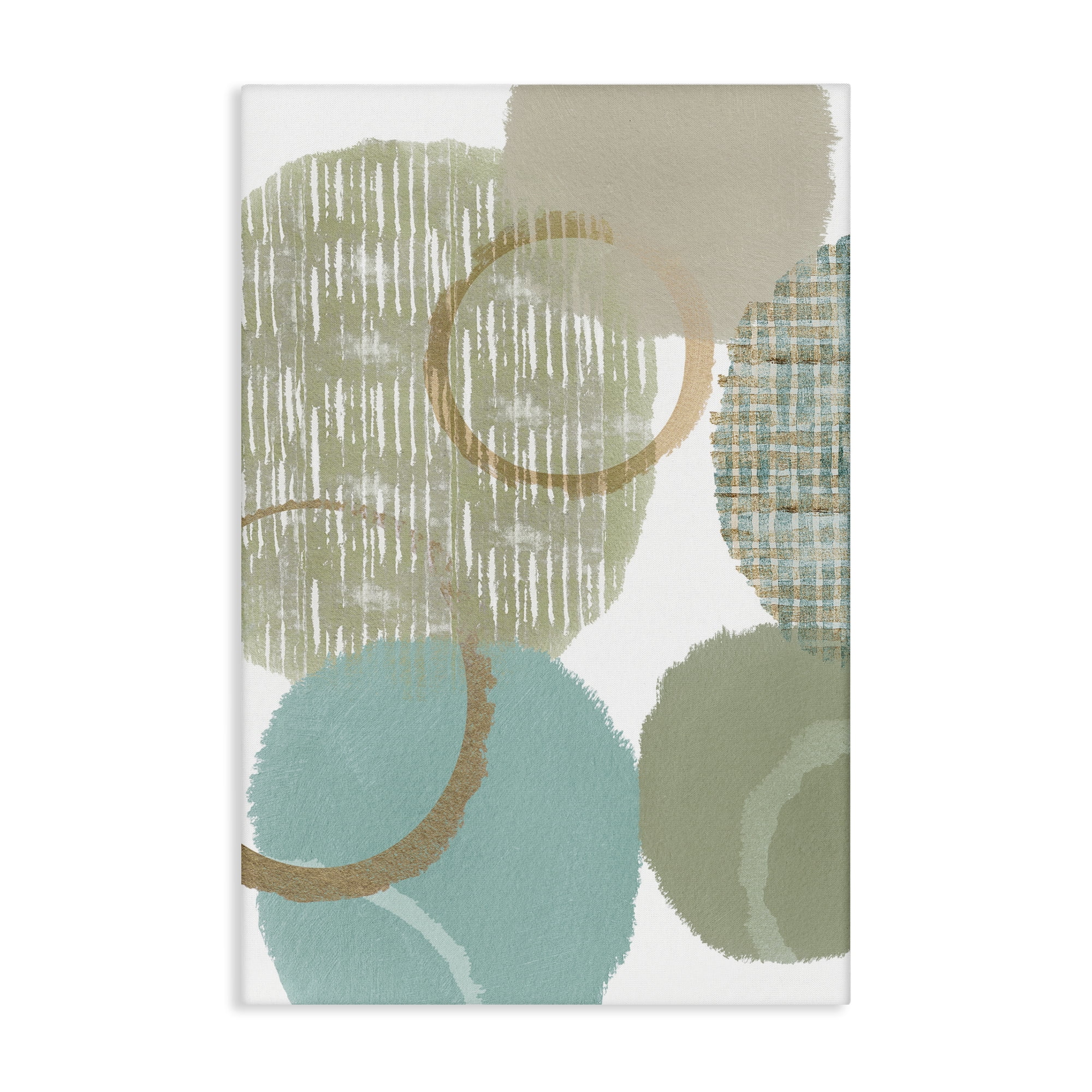 Stupell Industries Good Times Abstract Shapes Abstract Painting Gallery Wrapped Canvas Art Print Wall Art, 20 x 30