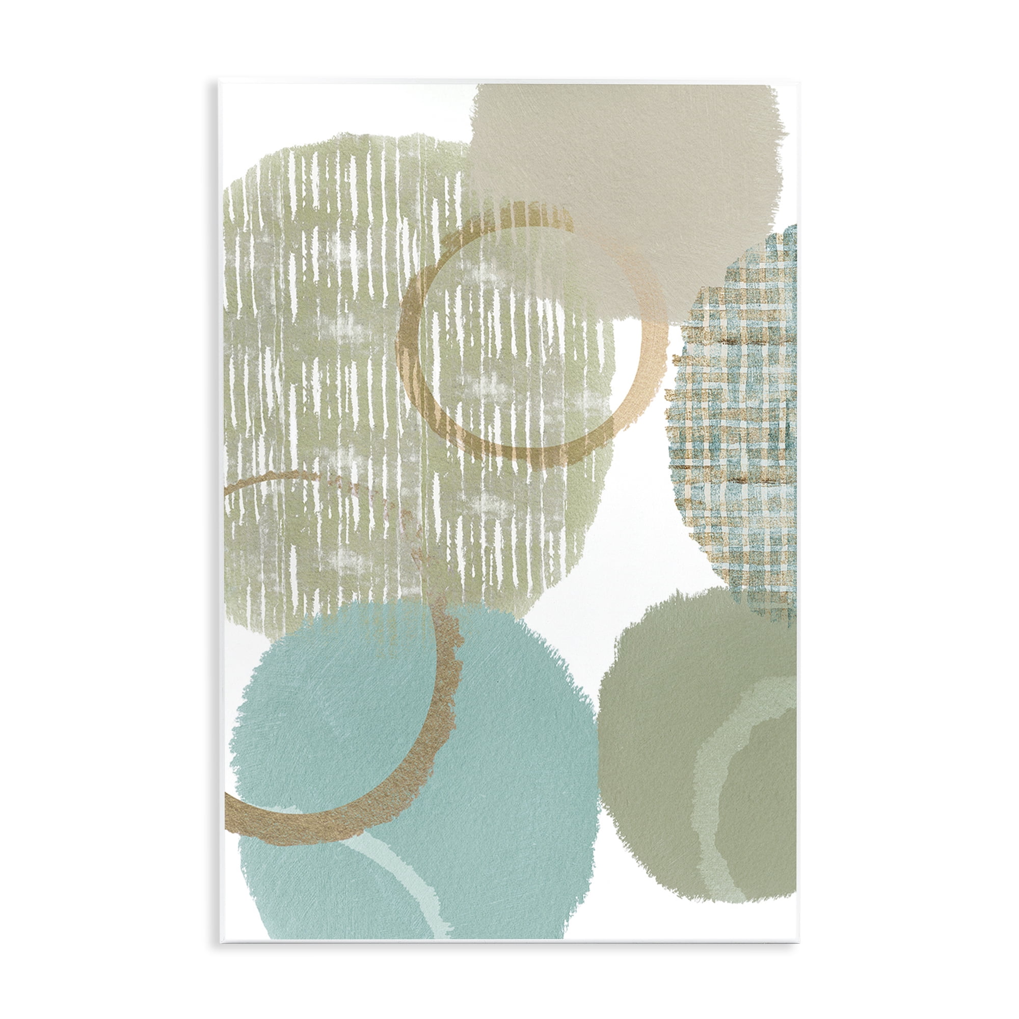 Stupell Industries Good Times Abstract Shapes Abstract Painting Unframed Art Print Wall Art, 10 x 15