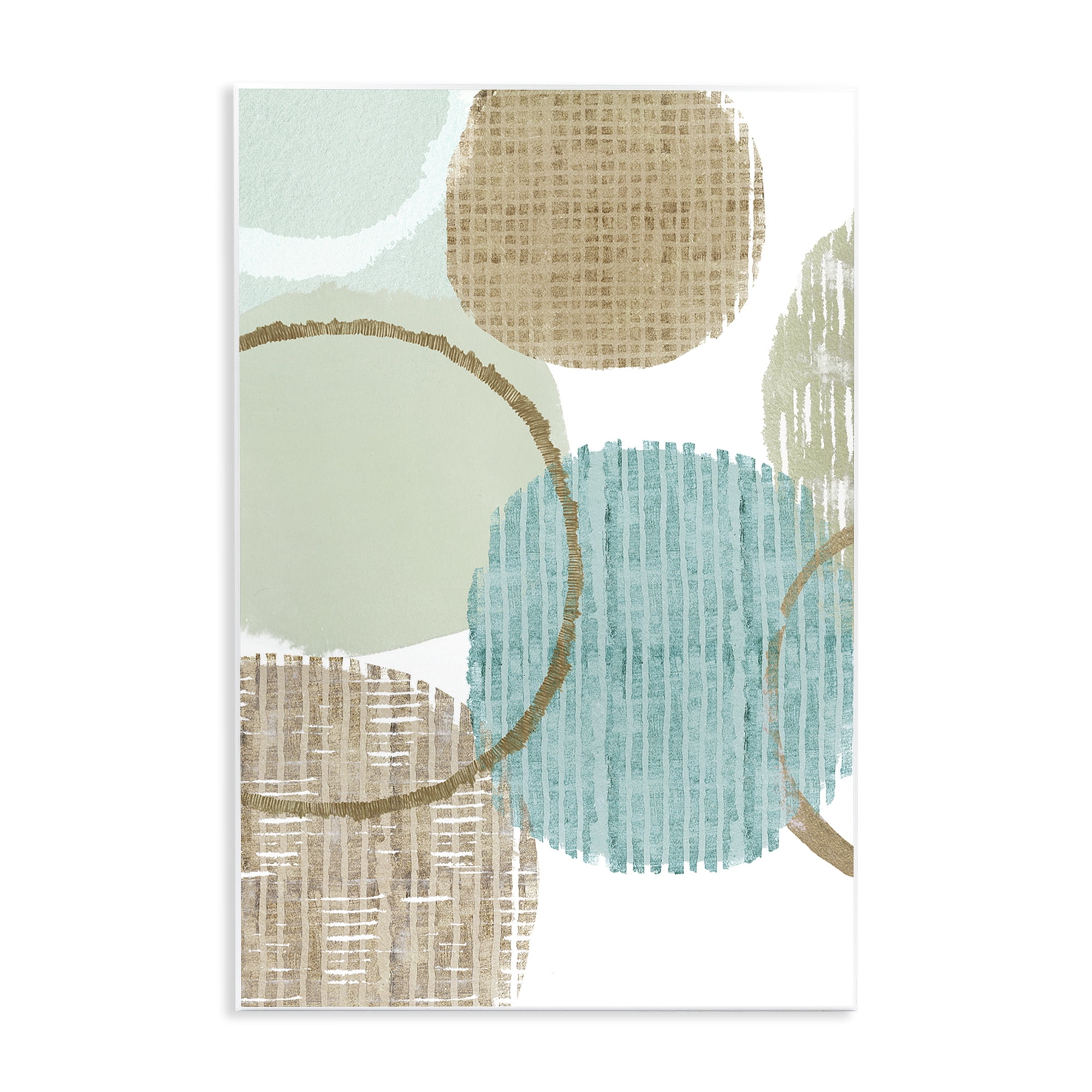 Stupell Industries Good Times Ahead Shapes Abstract Painting Unframed Art Print Wall Art, 13 x 19