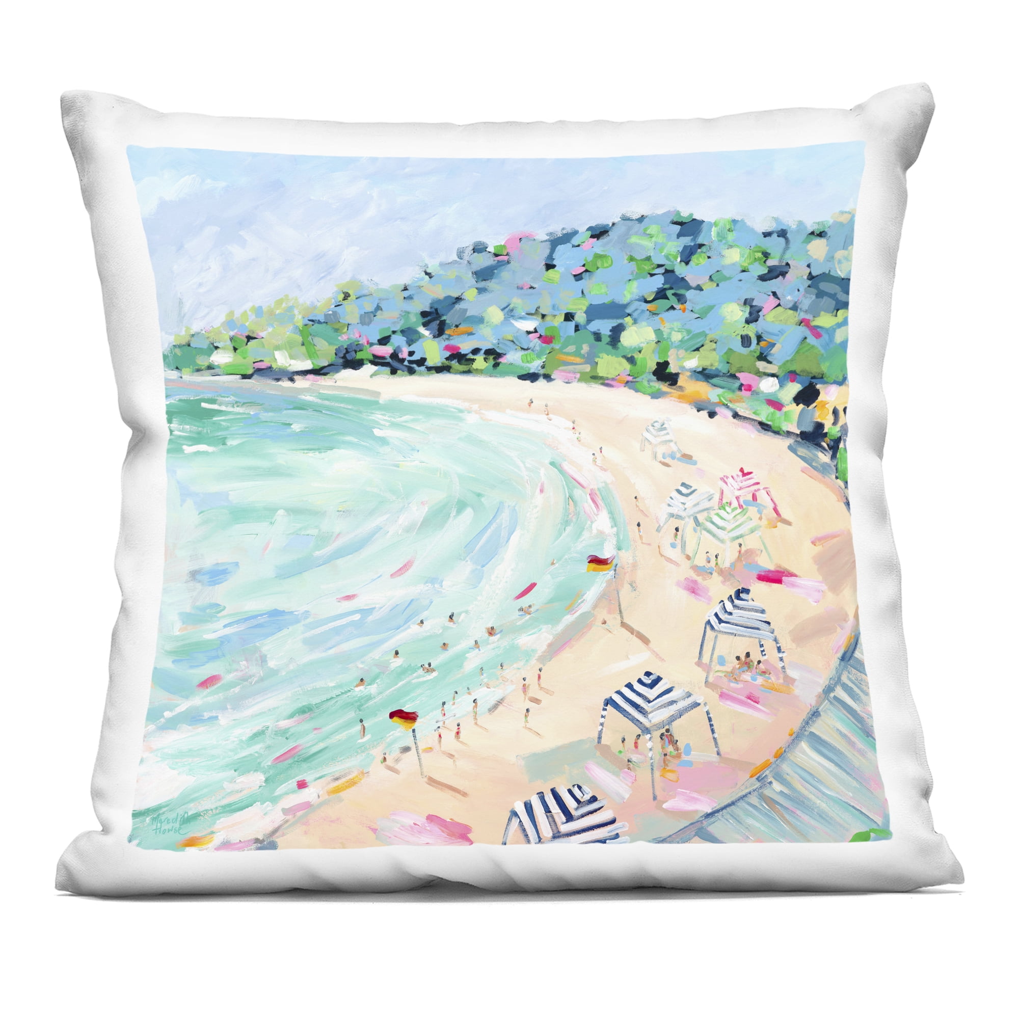 Stupell Industries Good Times Noosa Beach Decorative Printed Throw Pillow, design by Meredith Howse, 18 x 7 x 18
