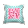 thumbnail image 1 of Stupell Industries Good Vibes Only Groovy Polka Dots Square Decorative Printed Throw Pillow, 18 x 18,, 1 of 4