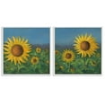 thumbnail image 1 of Stupell Industries Gorgeous Sunflower Field Plants & Flowers Painting White Framed Art Print Wall Art, 17 x 17, Set of 2, 1 of 2