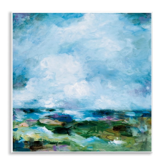 Stupell Industries Got The Blues Abstract Wall Plaque Art design by Wani Pasion, 12 x 12