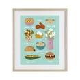 thumbnail image 1 of Stupell Industries Cottage Gourmet Lunch Food Collection Birch Framed Print Under Glass, 13 x 16, by Metka Hiti, 1 of 8