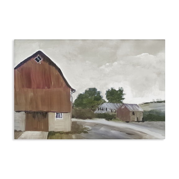 Stupell Industries Grace Farm Barn View Canvas Wall Art design by Errico & Slyp, 20 x 30