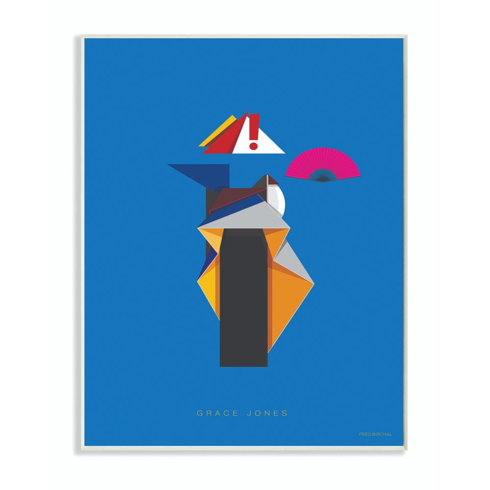 Stupell Industries Grace Jones Famous People Characters Fashion Design Wall Plaque by Fred Birchal
