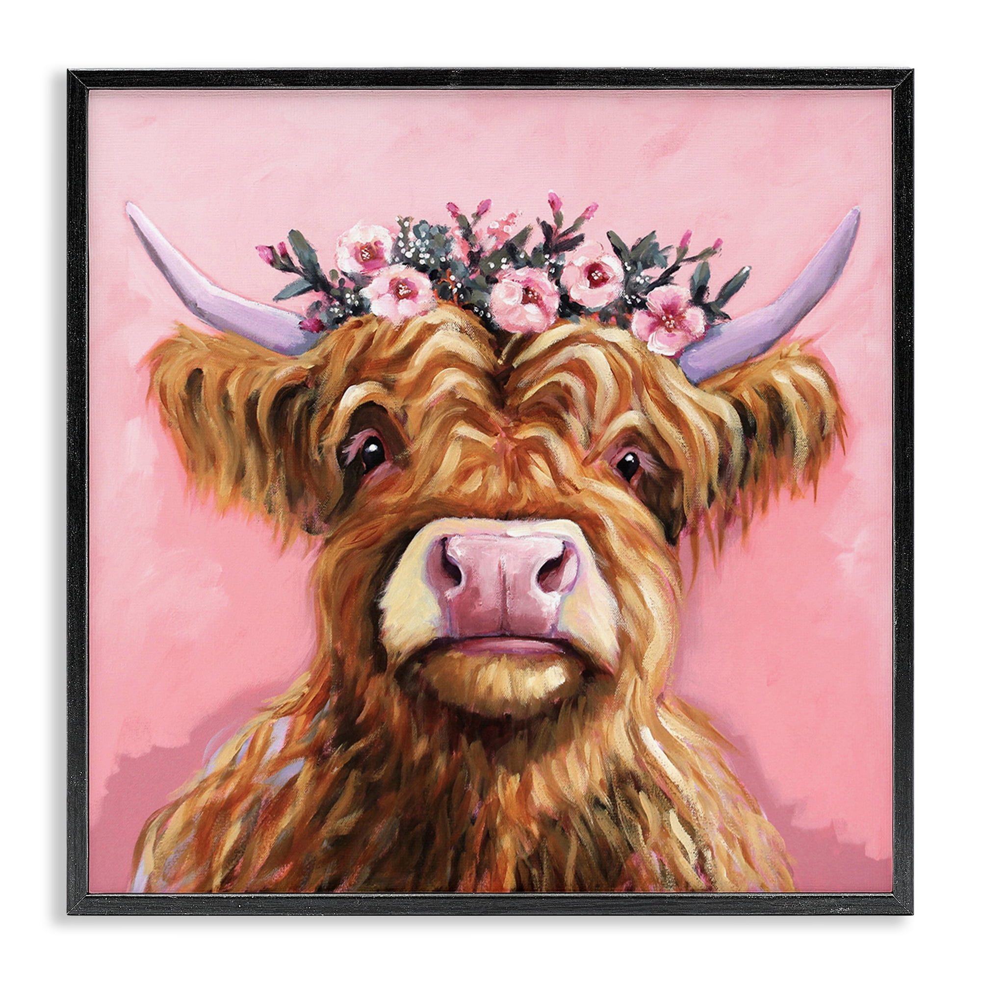 Stupell Industries Grace Of The Glen Black Framed Giclee Art, design by Lucia Stewart