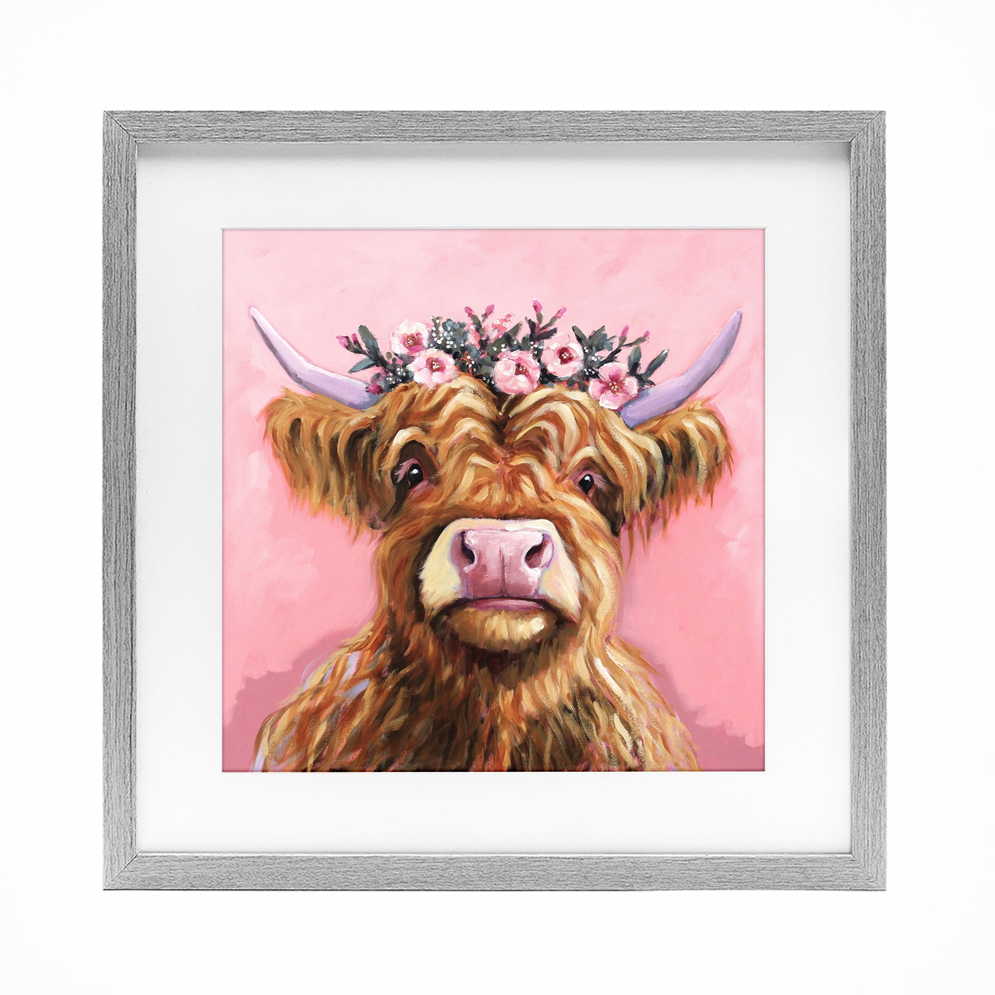 Stupell Industries Grace Of The Glen Gray Framed Print Under Glass, design by Lucia Stewart