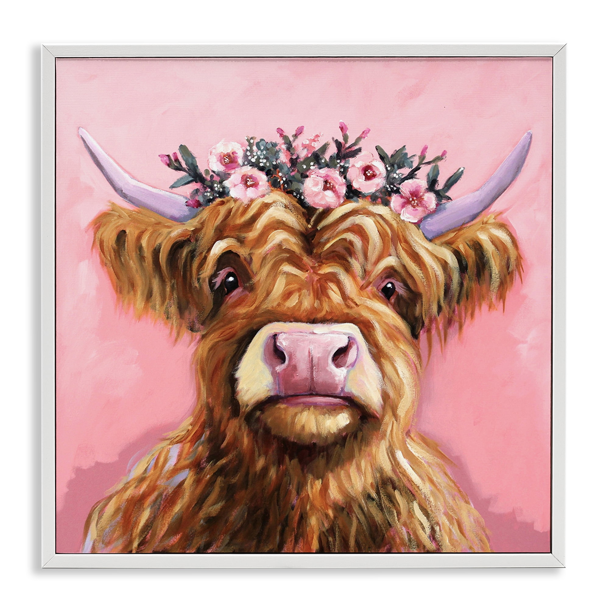 Stupell Industries Grace Of The Glen White Framed Giclee Art, design by Lucia Stewart