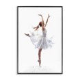 thumbnail image 1 of Stupell Industries Eclectic Graceful Ballerina in White Black Framed Giclee Art, 12 x 18, by Ramona Murdock, 1 of 8