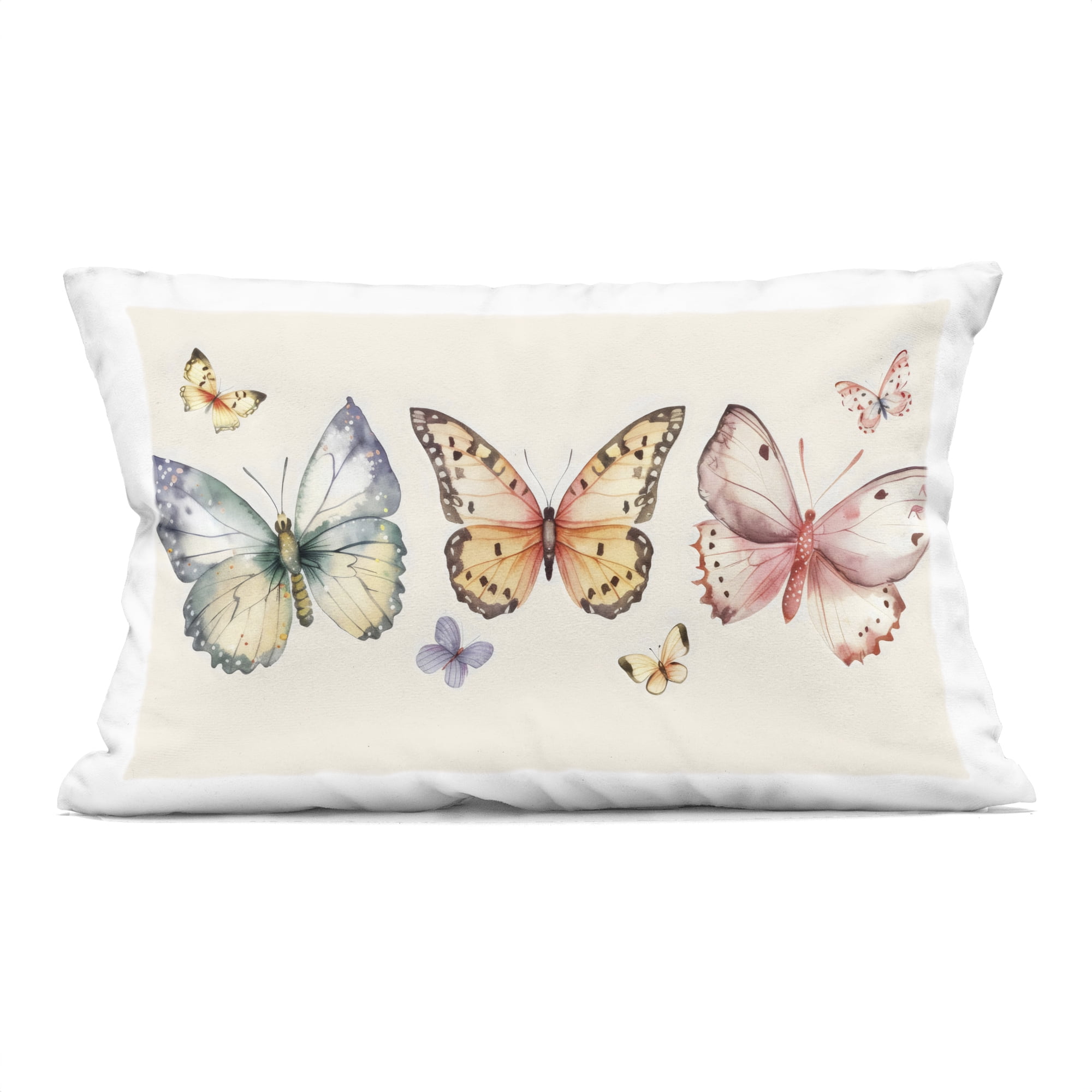Stupell Industries Graceful Butterfly Trio Decorative Printed Throw Pillow, design by Creative Studio