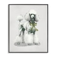 thumbnail image 1 of Stupell Industries Transitional Graceful Poodle & Ribbon Black Framed Giclee Art, 11 x 14, by Elizabeth Medley, 1 of 8