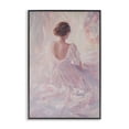 thumbnail image 1 of Stupell Industries Traditional Graceful Woman in Blush Gown Black Framed Giclee Art, 20 x 30, by Petals Prints Design, 1 of 8