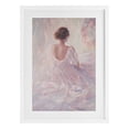 thumbnail image 1 of Stupell Industries Traditional Graceful Woman in Blush Gown White Framed Print Under Glass, 17 x 23, by Petals Prints Design, 1 of 8