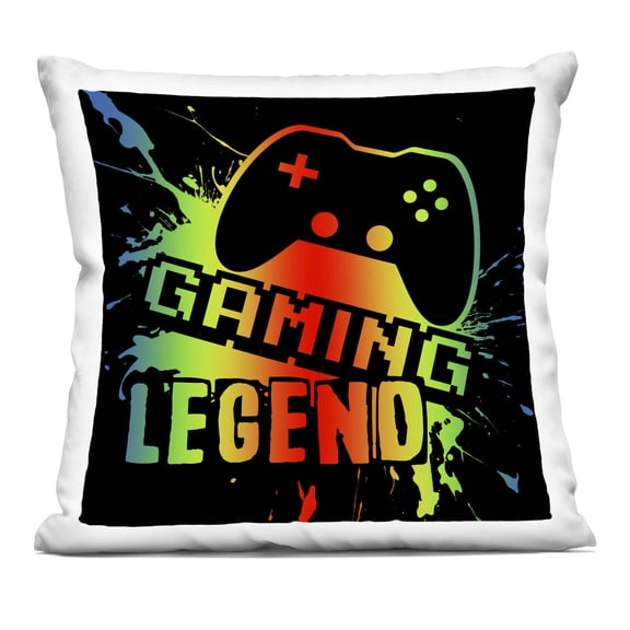 Stupell Industries Gradient Gaming Legend Decorative Printed Throw Pillow, design by Marcus Prime