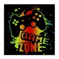 thumbnail image 1 of Stupell Industries Gradient Gaming Zone Canvas Wall Art, design by Marcus Prime, 1 of 7