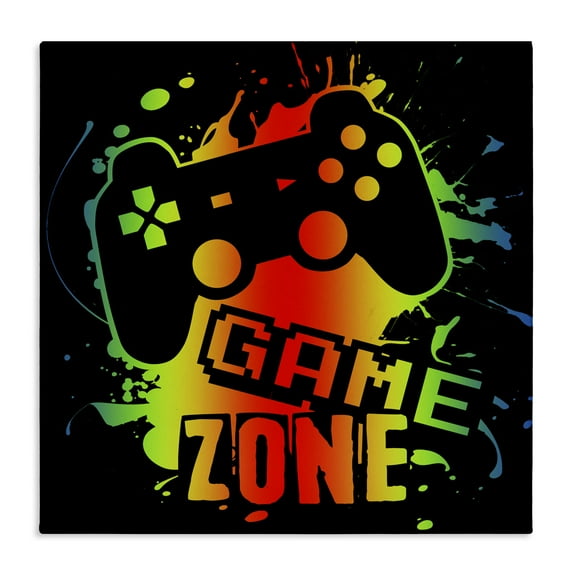 Stupell Industries Gradient Gaming Zone Canvas Wall Art, design by Marcus Prime