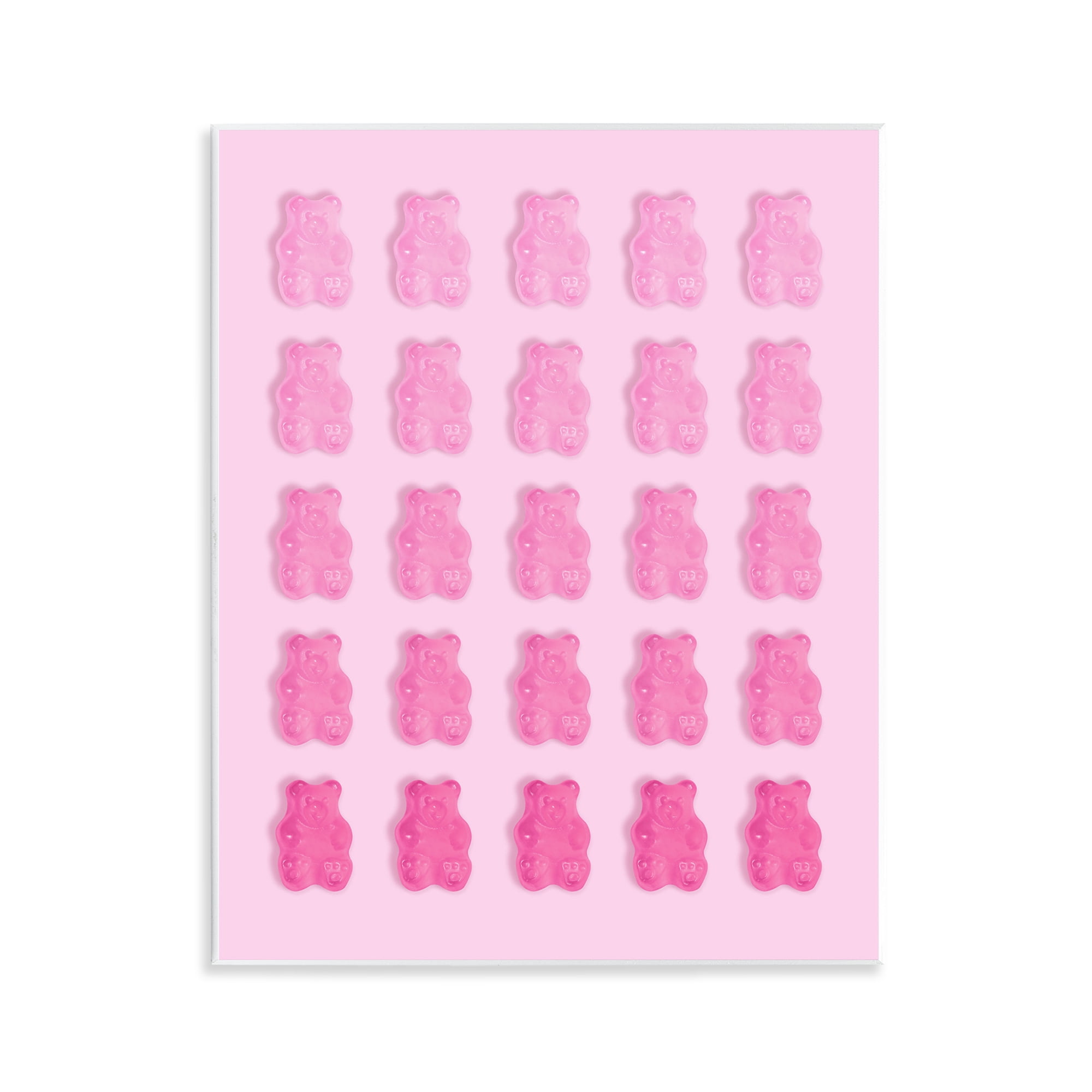 Stupell Industries Gradient Pastel Pink Bears Wall Plaque Art, design by LISH Creative