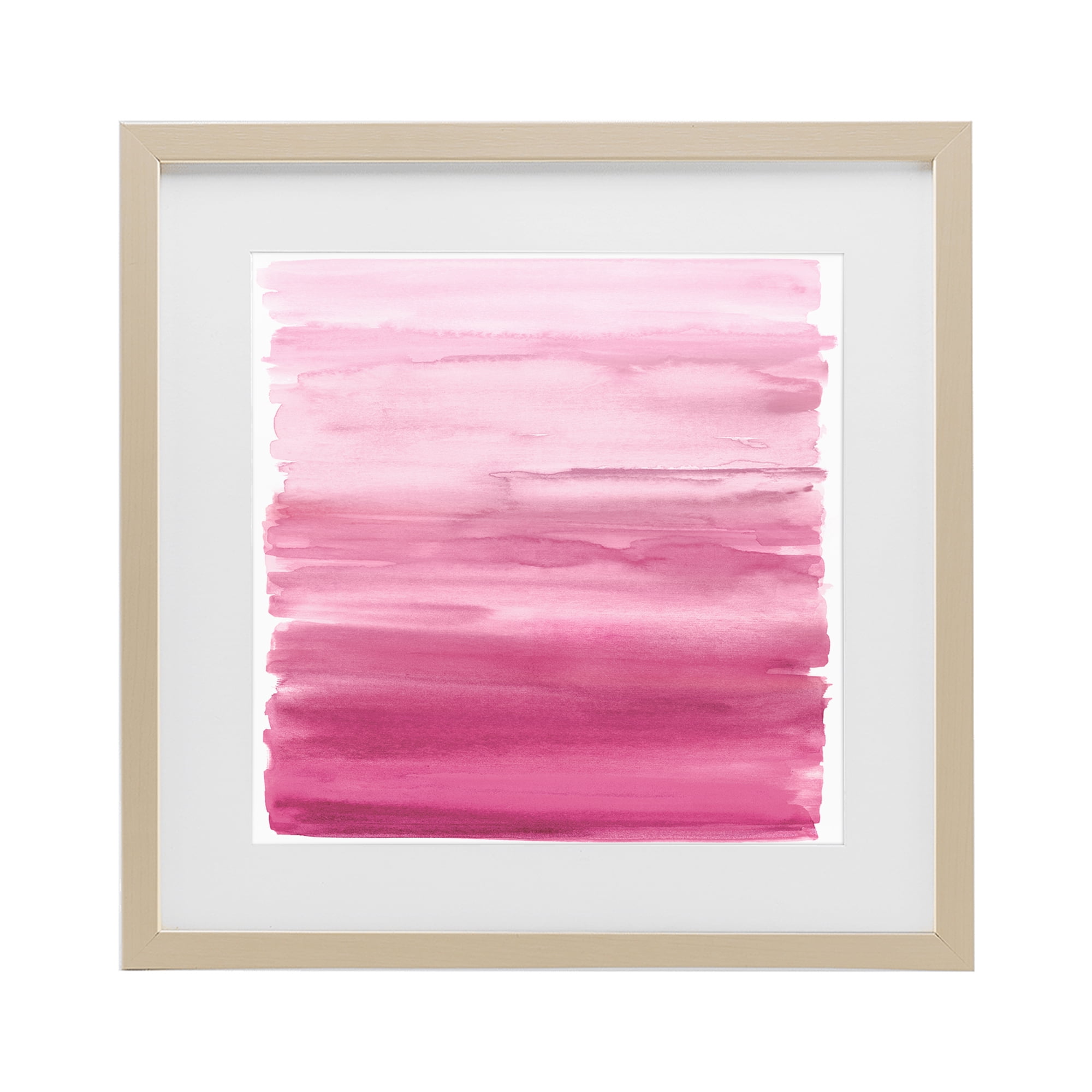 Stupell Industries Gradient Pink Blush Birch Framed Print Under Glass, design by Allie Corbin