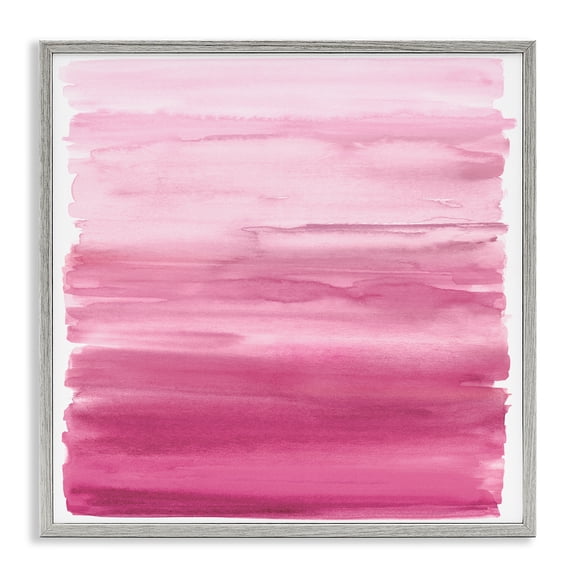 Stupell Industries Gradient Pink Blush Gray Framed Giclee Art, design by Allie Corbin