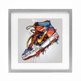 thumbnail image 1 of Stupell Industries Eclectic Graffiti Sneaker with Laces Gray Framed Print Under Glass, 13 x 13, by Creative Studio, 1 of 8