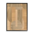 thumbnail image 1 of Stupell Industries Grain Patterned Linear Shapes Abstract Painting Black Framed Art Print Wall Art, 24 x 30, 1 of 9