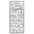 thumbnail image 1 of Stupell Industries Grandparents House Family Home Grey Neutral Word Design, 13 x 30,Design by Daphne Polselli, 1 of 5