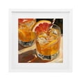 thumbnail image 1 of Stupell Industries Contemporary Grapefruit Cocktail with Ice Cubes White Framed Print Under Glass, 16 x 16, by Petals Prints Design, 1 of 8