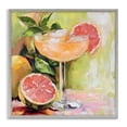 thumbnail image 1 of Stupell Industries Modern Grapefruit Summer Cocktail Gray Framed Giclee Art, 12 x 12, by Riley B, 1 of 8