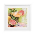 thumbnail image 1 of Stupell Industries Modern Grapefruit Summer Cocktail White Framed Print Under Glass, 16 x 16, by Riley B, 1 of 8