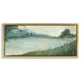 thumbnail image 1 of Stupell Industries Grasses by Scenic Lake Landscape & Nature Painting Gold Floater Framed Canvas Art Print Wall Art, 31 x 14, 1 of 10