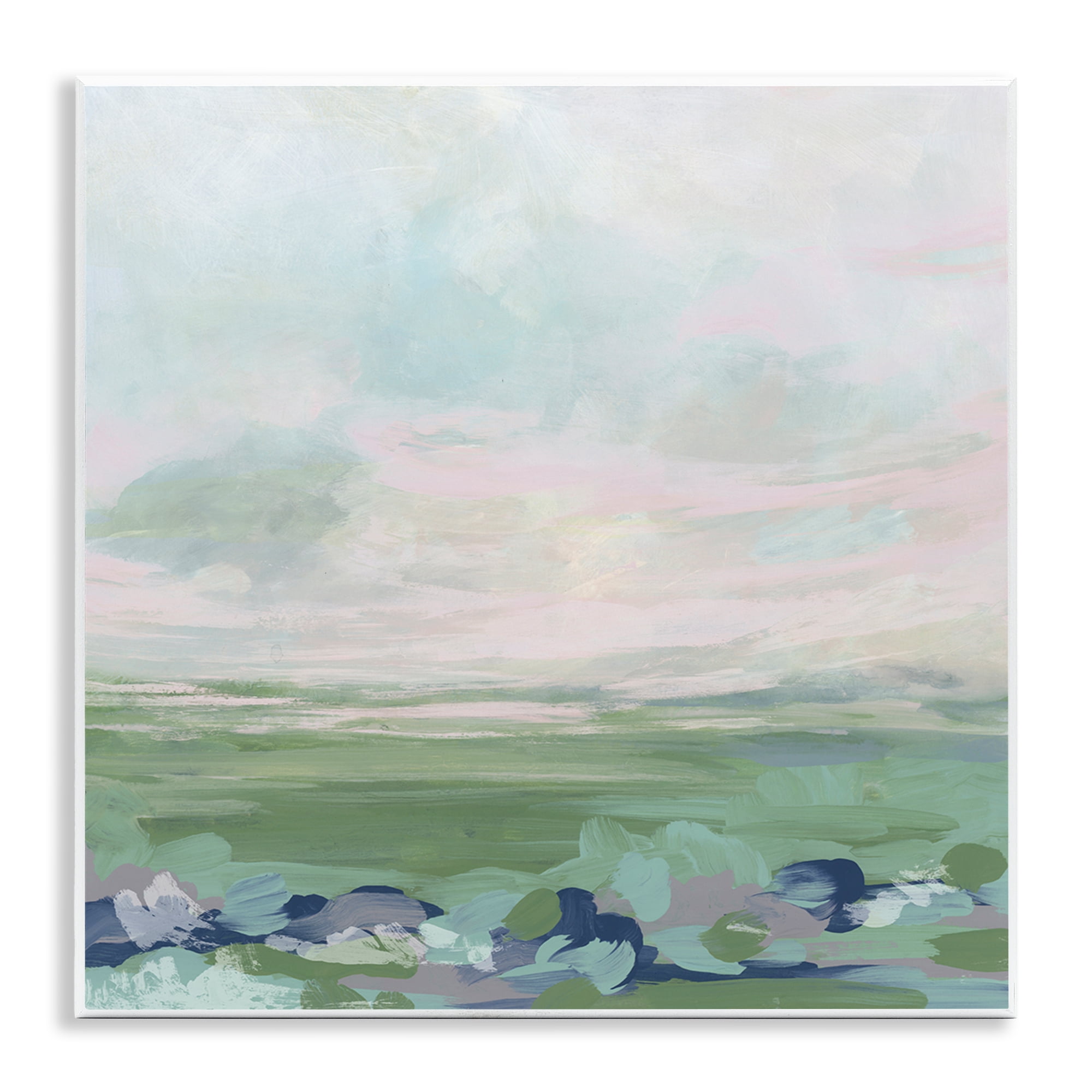 Stupell Industries Grassland Sky Gradient Landscape & Nature Painting Unframed Art Print Wall Art, 12 x 12