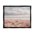 thumbnail image 1 of Stupell Industries Grassy Ocean Shore Horizon Photograph Jet Black Floating Framed Canvas Print Wall Art, Design by Nathan Larson, 1 of 8