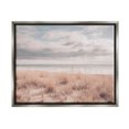 thumbnail image 1 of Stupell Industries Grassy Ocean Shore Horizon Photograph Luster Gray Floating Framed Canvas Print Wall Art, Design by Nathan Larson, 1 of 6