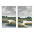thumbnail image 1 of Stupell Industries Grassy Rural Marshland Landscape Painting Unframed Art Print Wall Art, Set of 2, Design by Tim OToole, 1 of 6