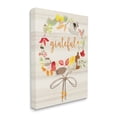 thumbnail image 1 of Stupell Industries Grateful Acknowledgement Autumn Forest Foliage Wreath, 30 x 40, Designed by Laura Watson, 1 of 6