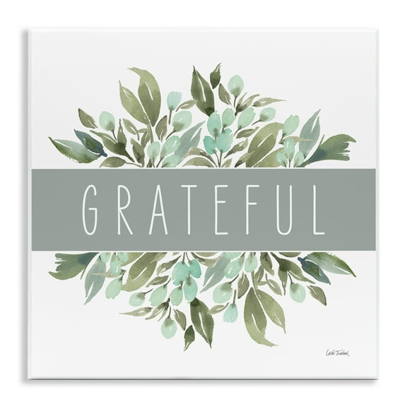 Stupell Industries Grateful Cottage Florals Plants & Flowers Painting Unframed Art Print Wall Art, 12 x 12