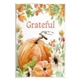 thumbnail image 1 of Stupell Industries Grateful Pumpkins & Flowers Holiday Painting Unframed Art Print Wall Art, 13 x 19, 1 of 7