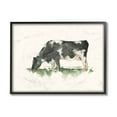 thumbnail image 1 of Stupell Industries Grazing Cow in Field Farm Animal Watercolor Black Framed Art Print Wall Art, 24x30, by Ethan Harper, 1 of 6
