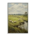 thumbnail image 1 of Stupell Industries Grazing Sheep Countryside Landscape Painting Gray Framed Art Print Wall Art, 16 x 24, 1 of 10