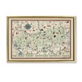 thumbnail image 1 of Stupell Industries Great Smoky Mountains Map History & Language Painting Gold Floater Framed Canvas Art Print Wall Art, 25 x 17, 1 of 10