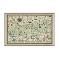 thumbnail image 1 of Stupell Industries Great Smoky Mountains Map History & Language Painting Wrapped Canvas Art Print Wall Art, 24 x 16, 1 of 8