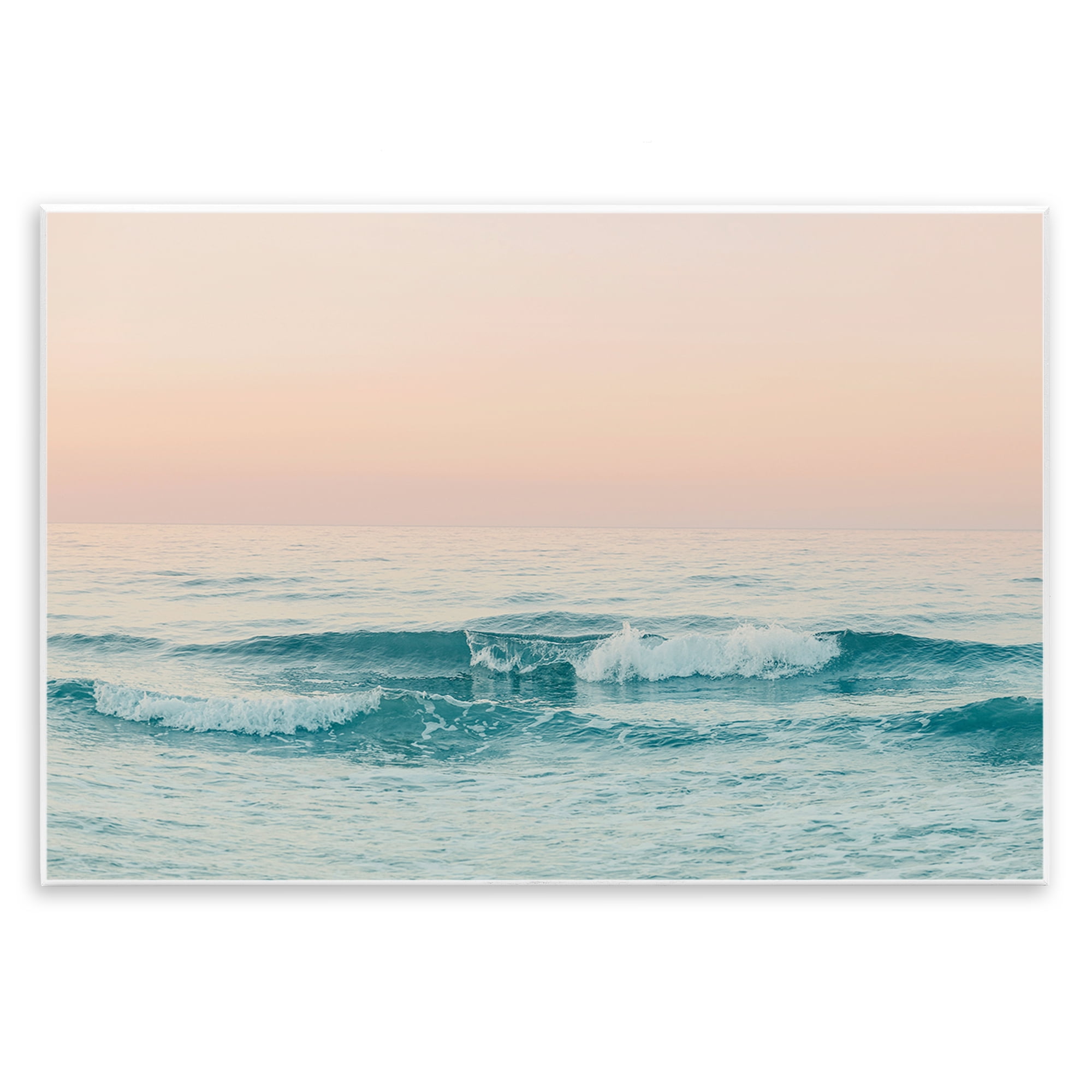 Stupell Industries Greece Ocean Waves Nautical & Beach Photography Unframed Art Print Wall Art, 19 x 13