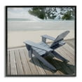 thumbnail image 1 of Stupell Industries Greek Chair Beach Landscape Landscape Painting Gray Framed Art Print Wall Art, 12 x 12, 1 of 10